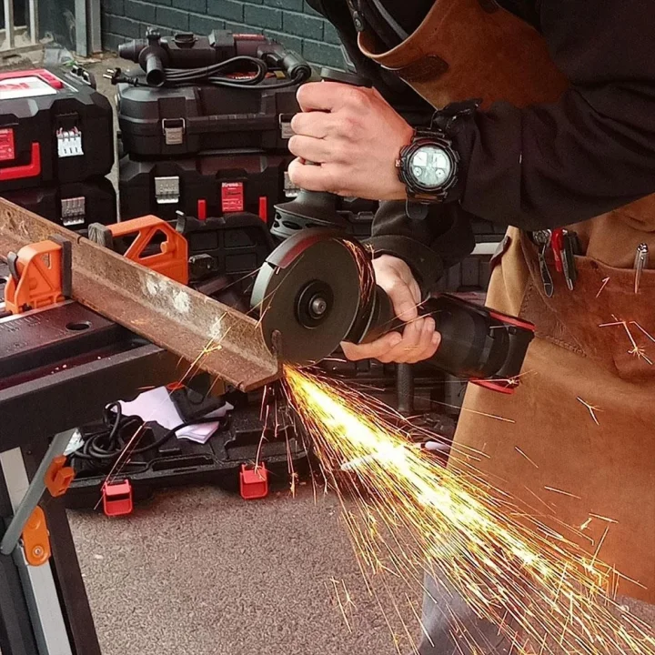 Kress KUH10.9 20Volt 125mm Kömürsüz Profesyonel Şarjlı Devir Ayarlı Avuç Taşlama (Akü Dahil Değildir)