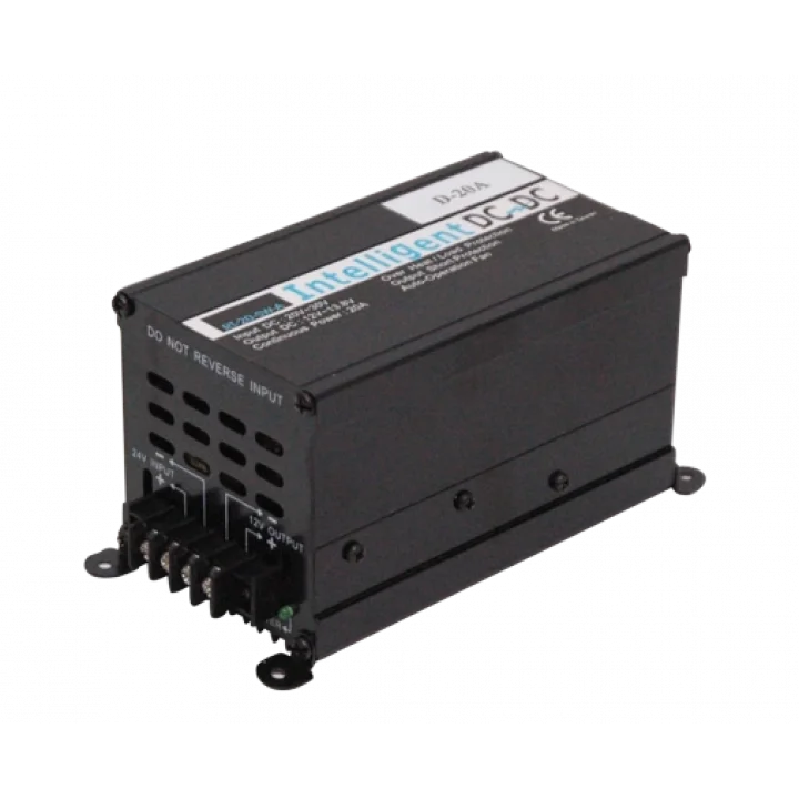 Linetech 24V giriş - 12V çıkış 30A DC/DC Converter