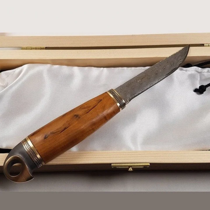 Marttiini Bronze Bird Damascus Bıçak (557012w)