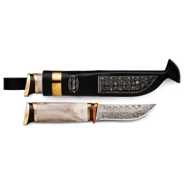 Marttiini Moose Antler Damascus Bıçak (557011w)