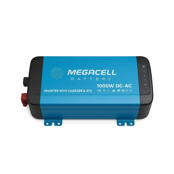 Megacell 12V 1000W Tam Sinüs Şarjlı İnvertör (UPS Özellikli)