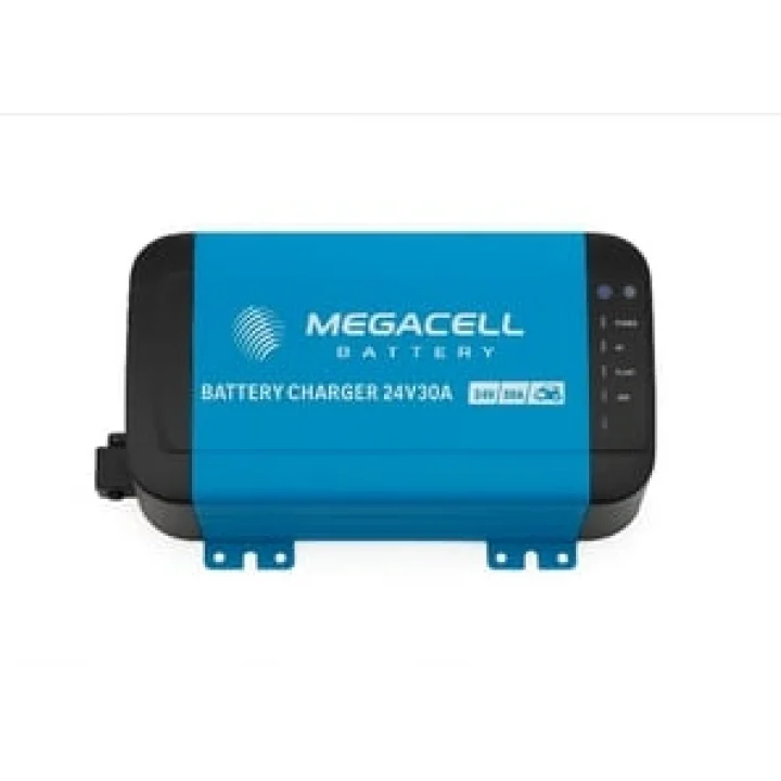 Megacell 24V 30A Akıllı Şebeke Şarj Cihazı - LiFePO4 Uyumlu