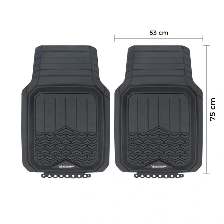 Michelin MC34594 Tüm Araçlara Uyumlu 2 Parça Üniversal 3D Havuzlu Oto Paspas
