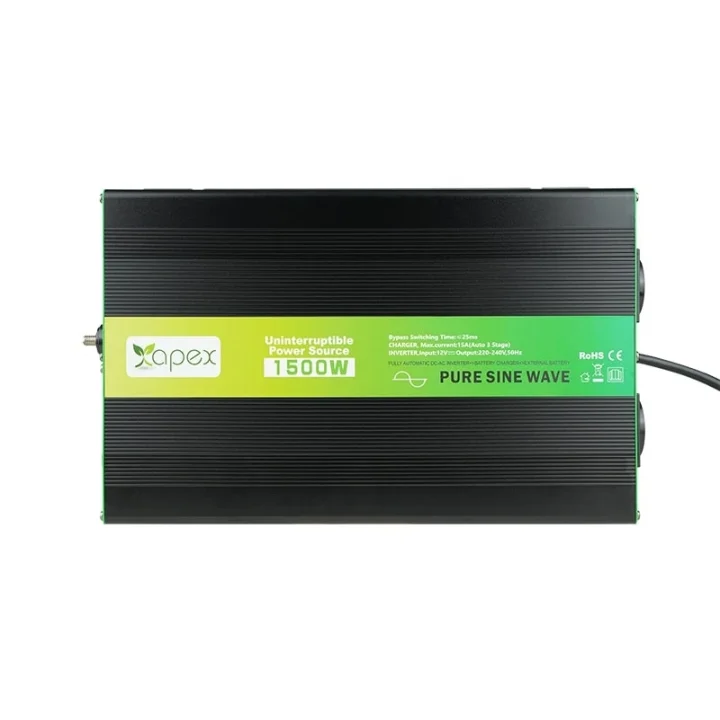 NPS1500-12 Apex 1500W Şarjlı Tam Sinüs İnverter 12V