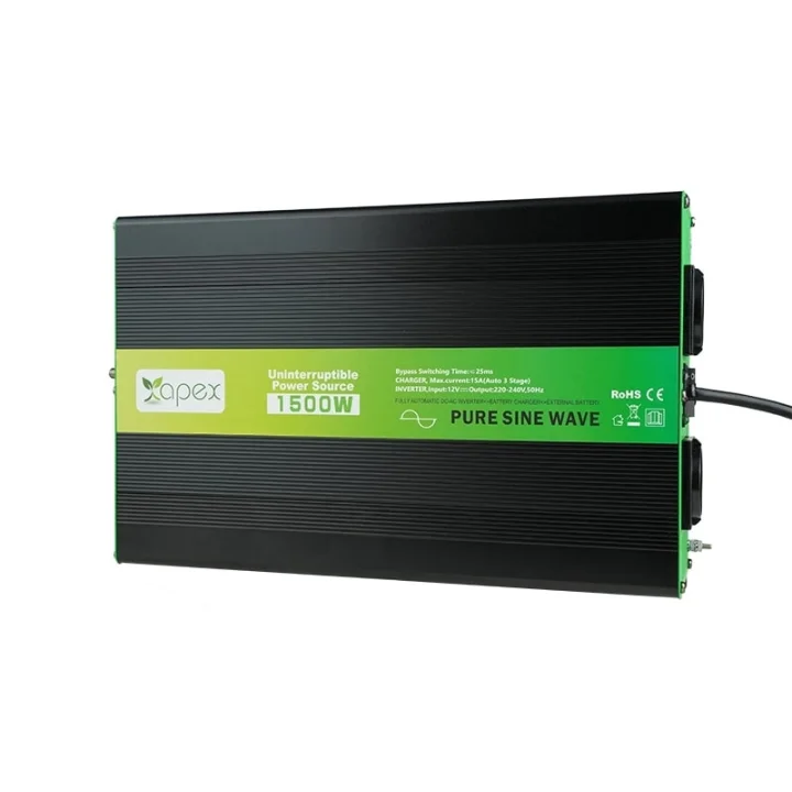 NPS1500-12 Apex 1500W Şarjlı Tam Sinüs İnverter 12V