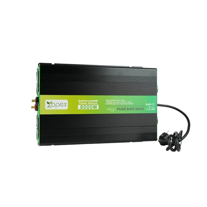 NPS2000-12 Apex 2000W Şarjlı Tam Sinüs İnverter 12V