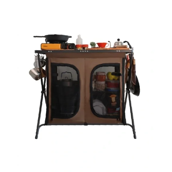 Nurgaz Campout Çift Kapılı Kamp Mutfağı
