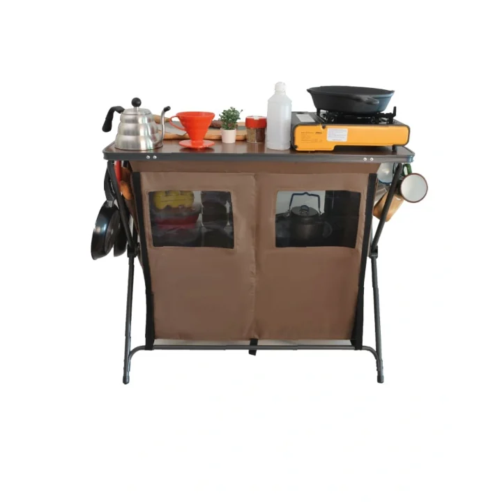 Nurgaz Campout Çift Kapılı Kamp Mutfağı