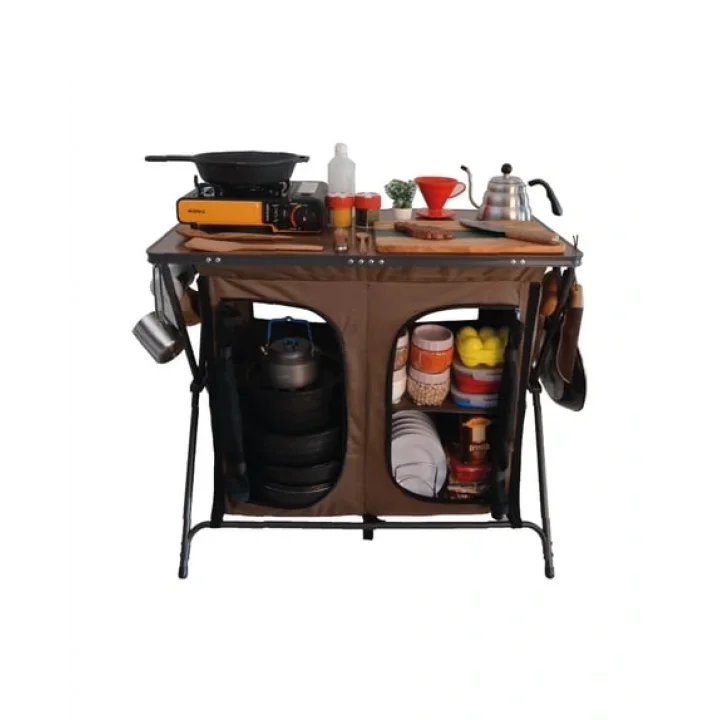 Nurgaz Campout Çift Kapılı Kamp Mutfağı