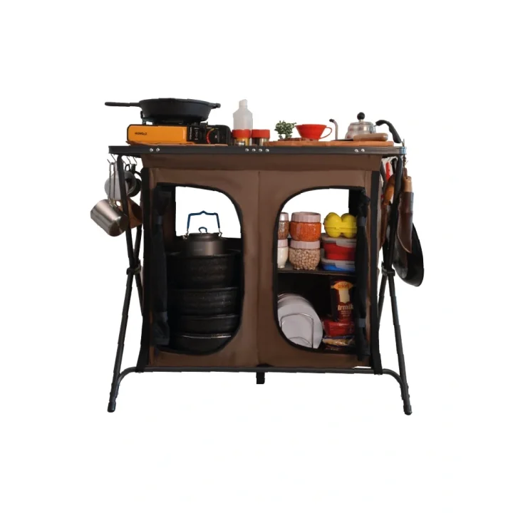 Nurgaz Campout Çift Kapılı Kamp Mutfağı