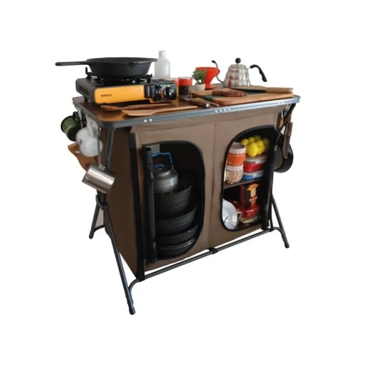 Nurgaz Campout Çift Kapılı Kamp Mutfağı