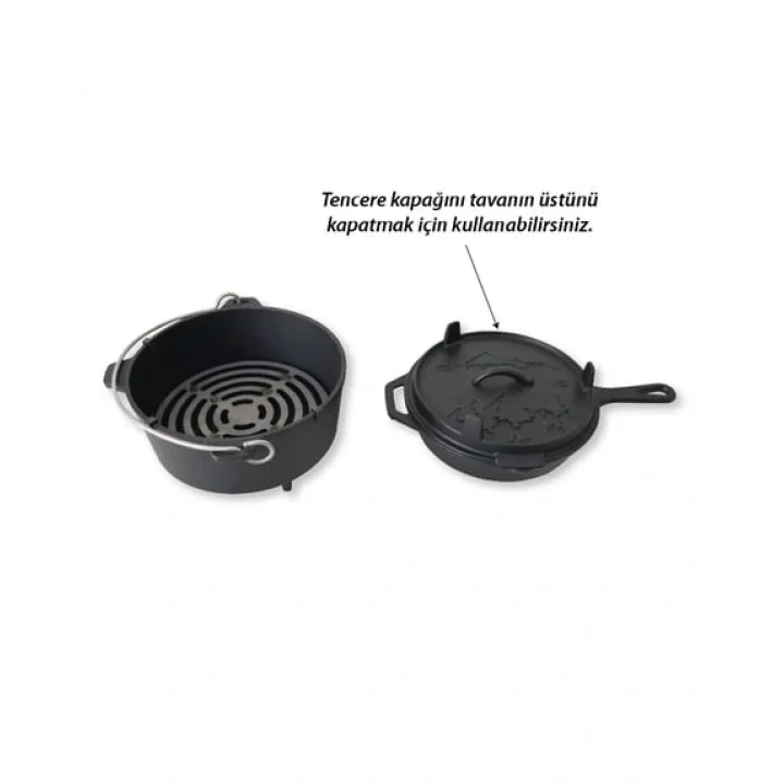 Nurgaz Campout Döküm Set 12 Inch