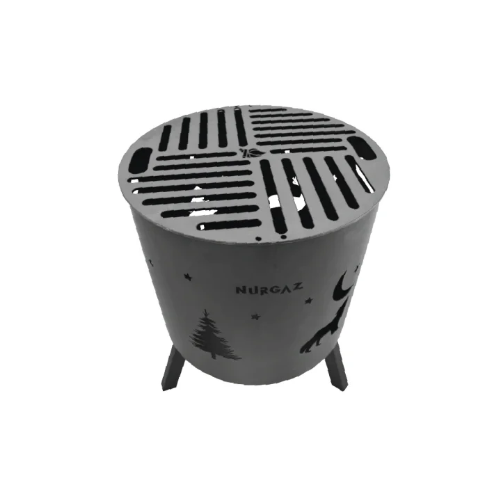 NURGAZ ORMAN ŞÖMİNESİ IZGARALI