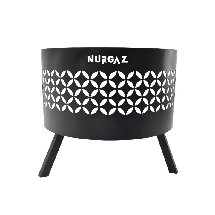 NURGAZ ORMAN ŞÖMİNESİ YILDIZ DESENLİ