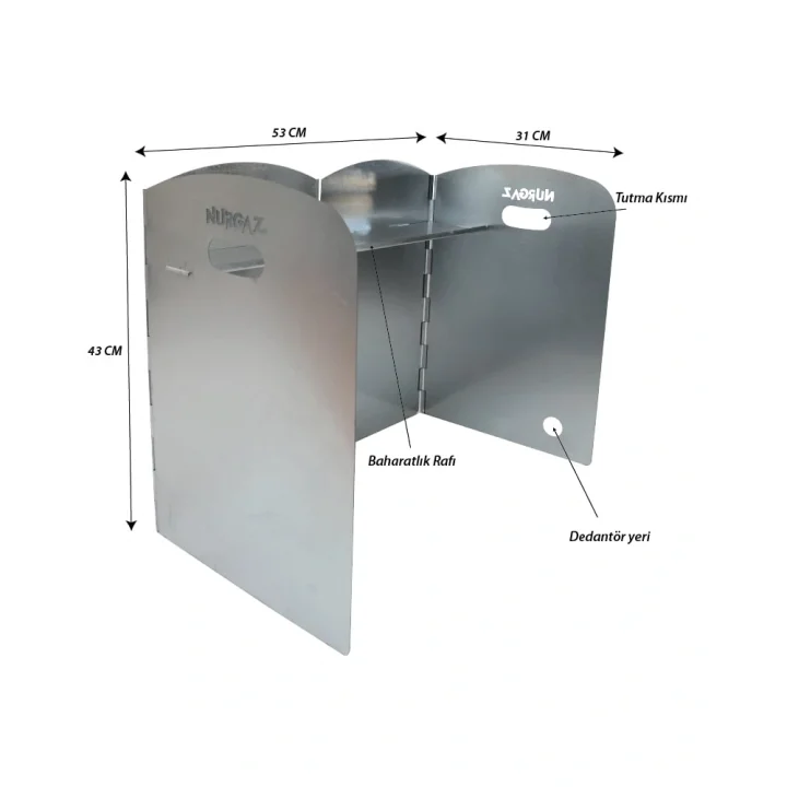 Nurgaz Portatif Ocak Rüzgarlığı