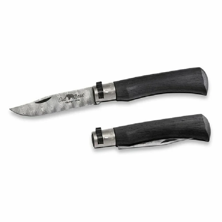 Old Bear 19 Cm Damascus Lamnated Sap 7 1/2 M Çakı