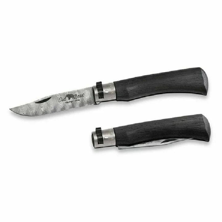 Old Bear 21 Cm Damascus Lamnated Sap 8 1/4 L Çakı