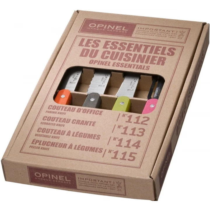 Opinel 4 Lu Renkli Bıçak Seti (001452)