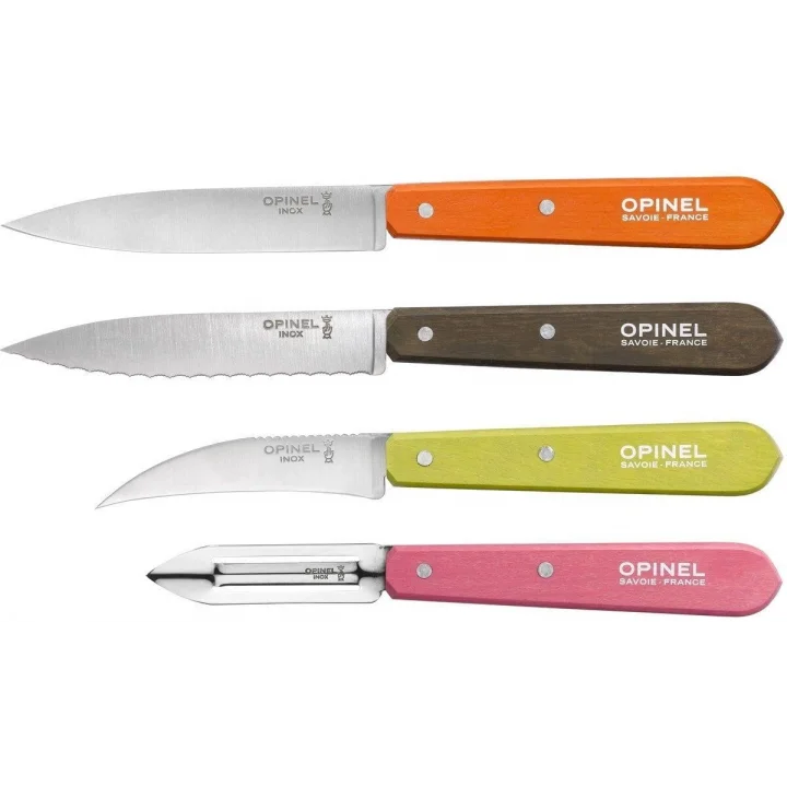 Opinel 4 Lu Renkli Bıçak Seti (001452)