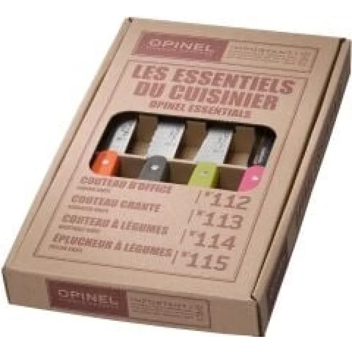 Opinel 4 Lu Renkli Bıçak Seti (001452)