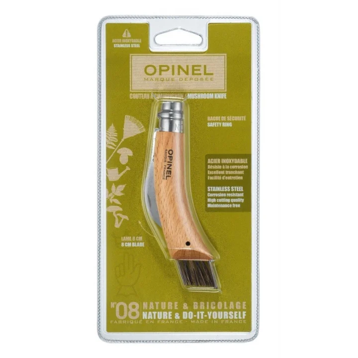 Opinel Inox 8 No Mantar Bıçağı (001250)ambalaj