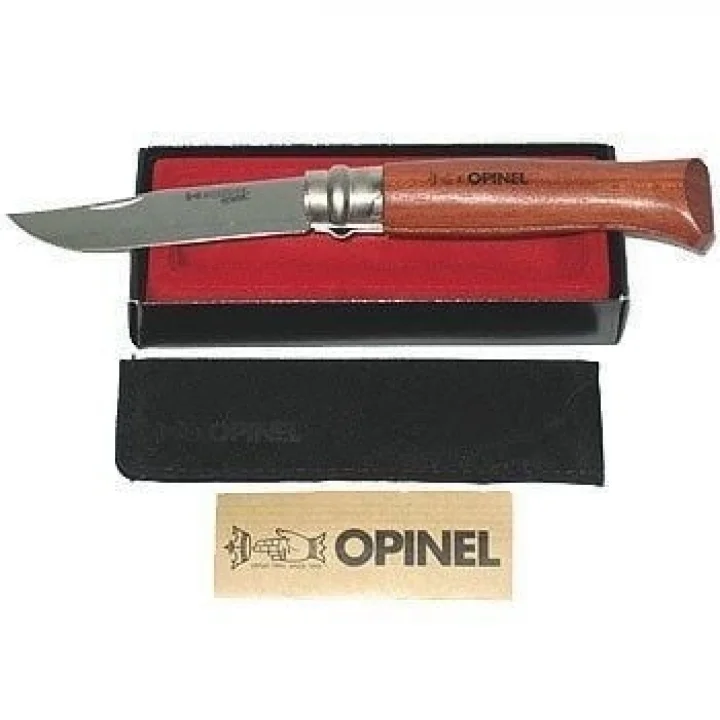 Opinel Inox Bubinga Saplı 8 No Çakı (Kutulu) (226086)