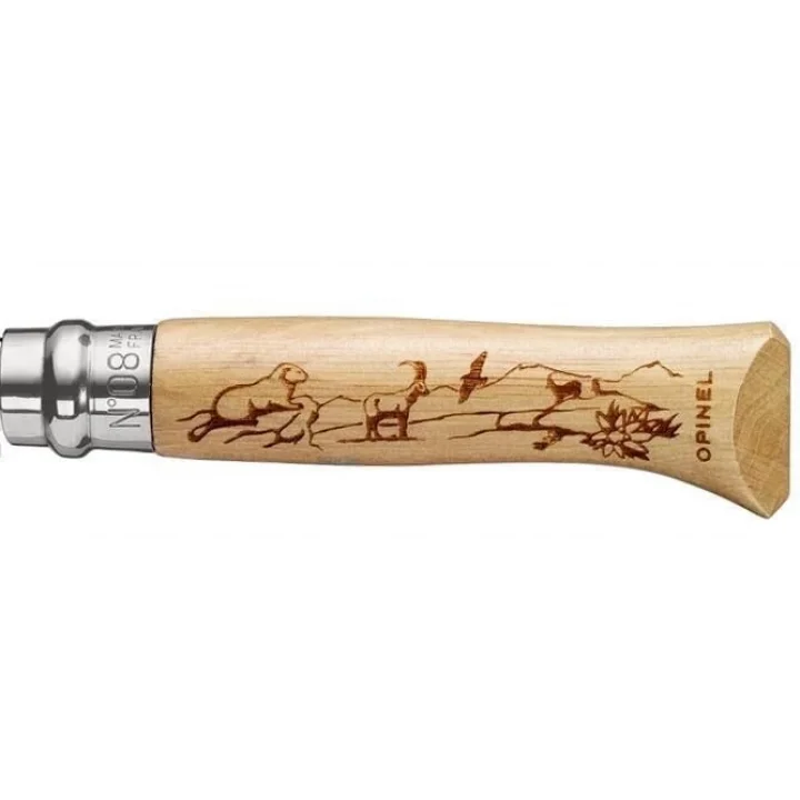 Opinel Inox Figurlu 8 No Çakı (001358)