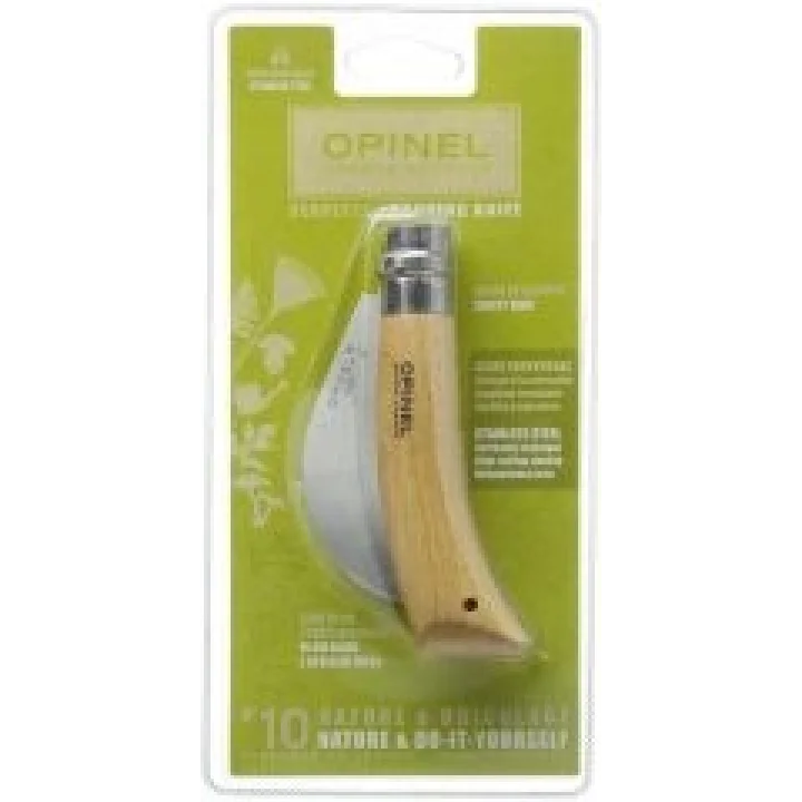 Opinel Inox Kayin Saplı 10 No Bag Çakısı Ambalaj