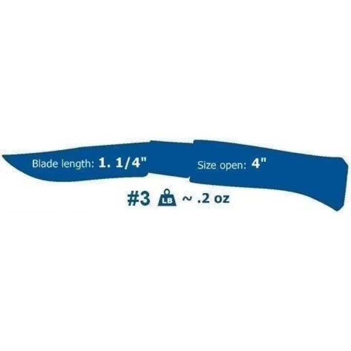 Opinel Inox Kayin Saplı 3 No Çakı (001071)