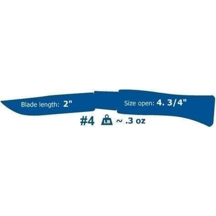 Opinel Inox Kayin Saplı 4 No Çakı (121040)