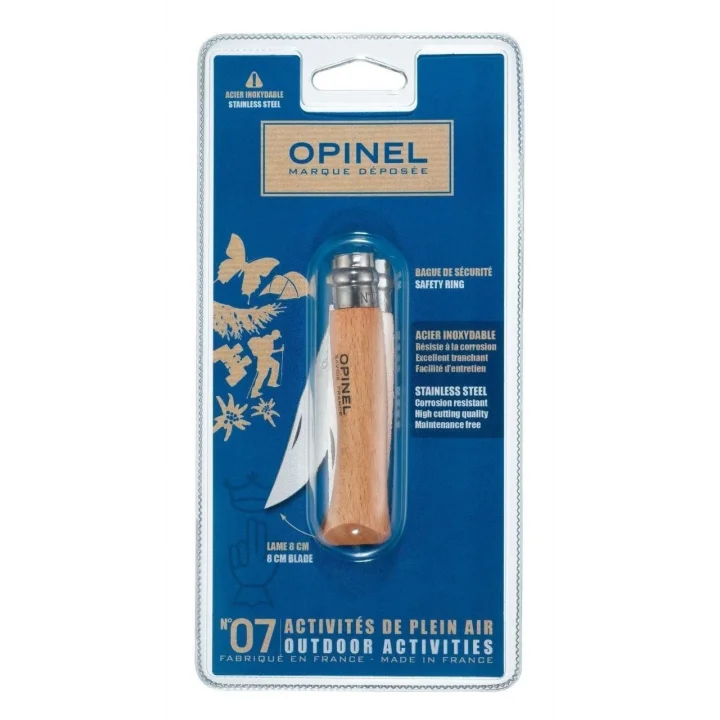 Opinel Inox Kayin Saplı 7 No Çakı Ambalaj (000654)