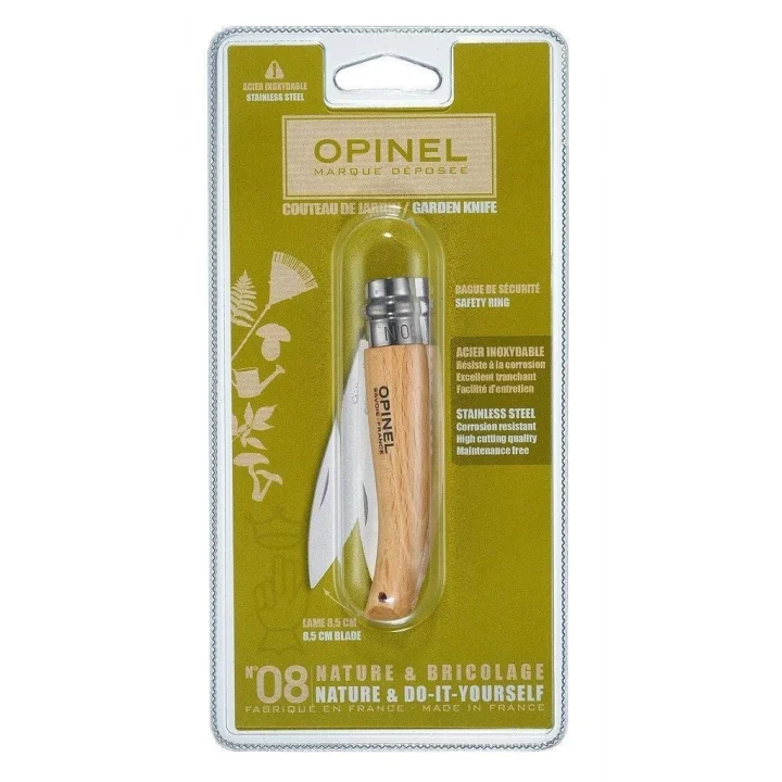Opinel Inox Kayin Saplı 8 No Çakı Ambalaj (001216)