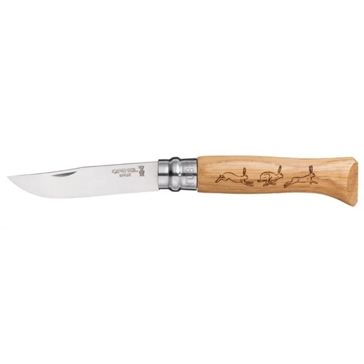 Opinel Inox Mese İşlemelii 8 No Çakı (001623)