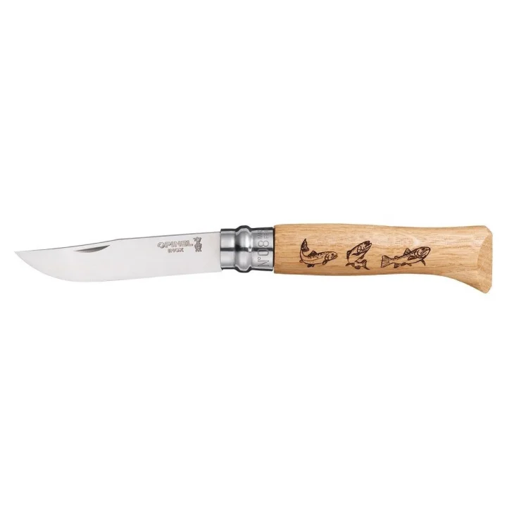 Opinel Inox Mese İşlemelii 8 No Çakı (001623)