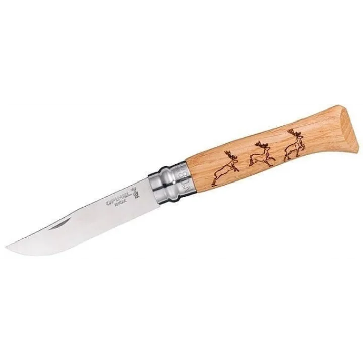 Opinel Inox Mese İşlemelii 8 No Çakı (001623)