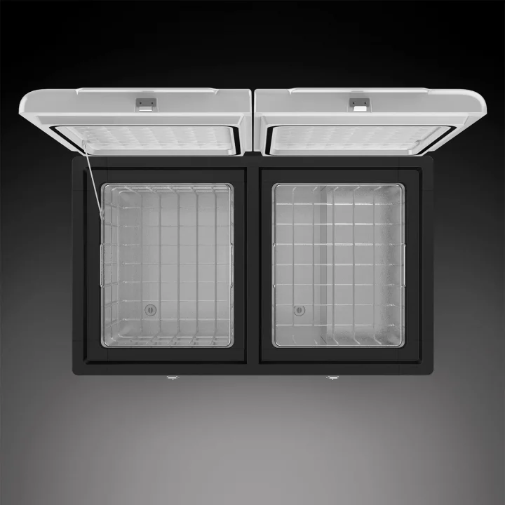 Parago PG95 12/24Volt 95 Litre Çift Bölmeli Outdoor Kompresörlü Oto Buzdolabı