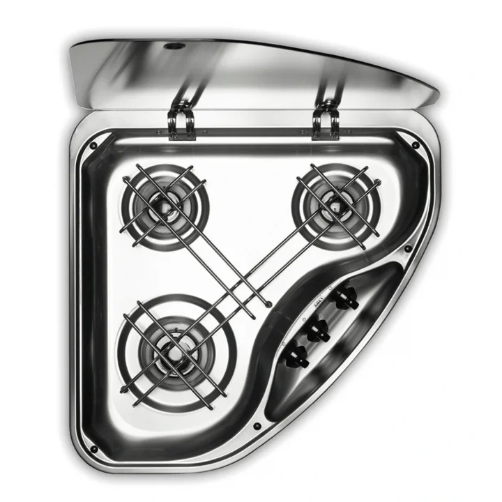 DOMETIC Smev PI9023 Üçgen Karavan 3 Gözlü Ocak