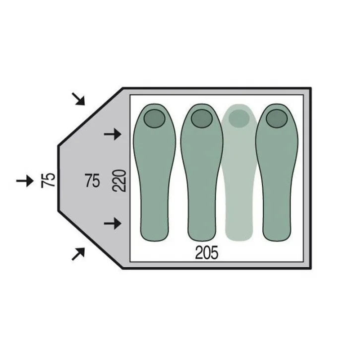 Pinguin Bora 3 Ki̇şi̇li̇k Çadır