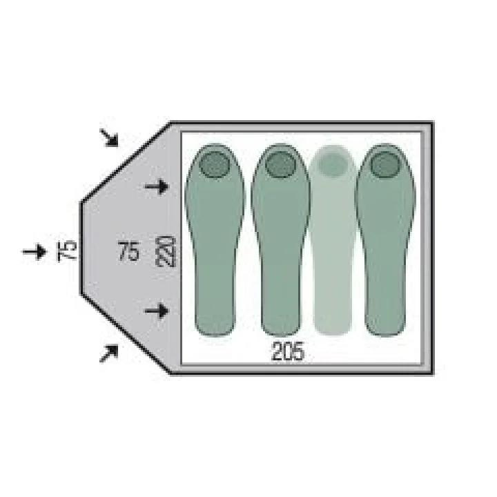 Pinguin Bora 3 Ki̇şi̇li̇k Çadir