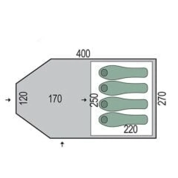 Pinguin Campus 4 Yesil Cadir