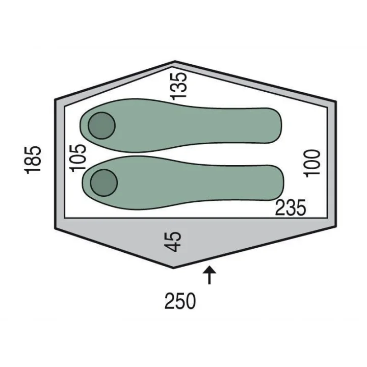 Pinguin Echo2 2 Kişilik Çadır