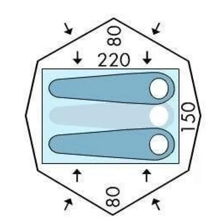 Pinguin Gemini 150 Extreme Kar Etekli̇ Çadır