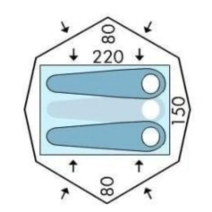 Pinguin Gemini 150 Extreme Kar Etekli̇ Çadir