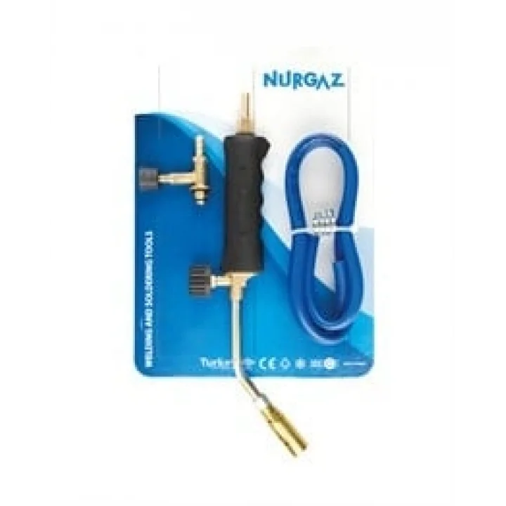 Propan Tav Ve Kaynak Seti 17 Mm Başlıklı Hortum Kelepçe Musluk Dahil