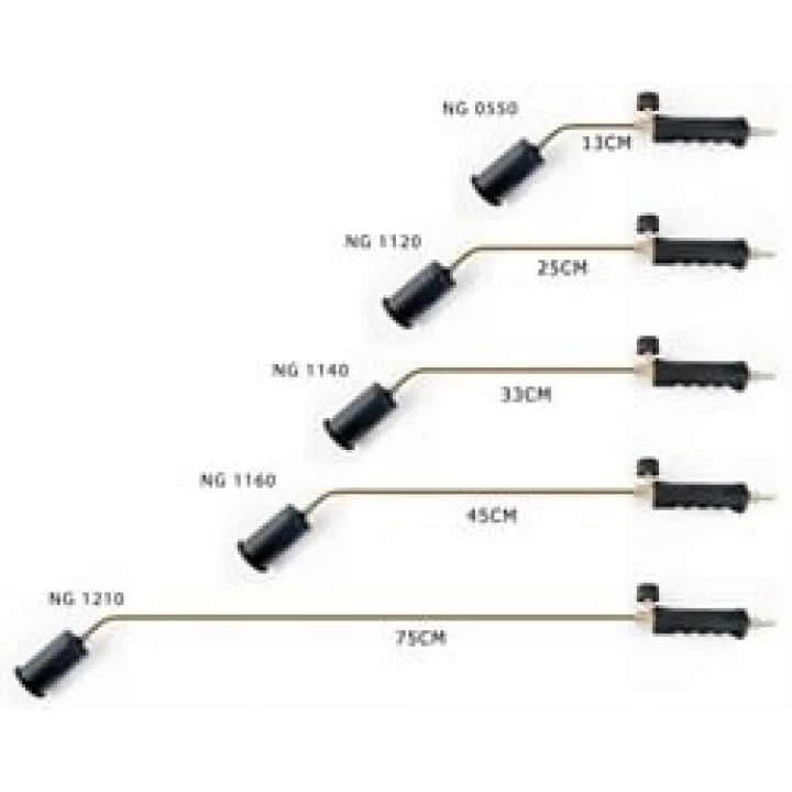Propan Tav Ve Kaynak Takimi 57 Mm Metal Başlıklı 25 Cm Boyun