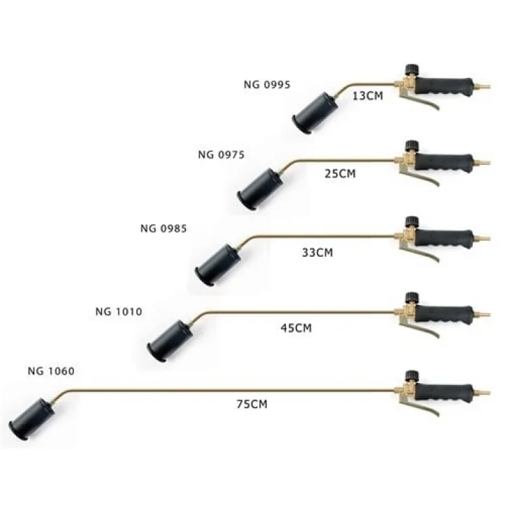 PROPAN TAV VE KAYNAK TAKIMI  57 MM METAL BAŞLIKLI TETİKLİ 45 CM BOYUN