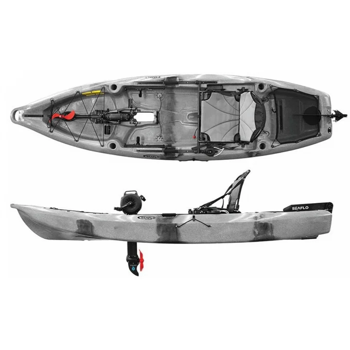 SEAFLO RPA105 320 cm 213 kg Gri Camo Tek Kişilik Pedallı Balıkçı Kanosu