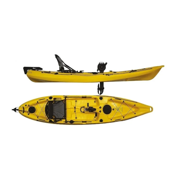 SEAFLO RPA123 375 cm 215 kg Sarı Tek Kişilik Pedallı Balıkçı Kanosu