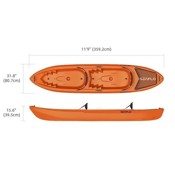 SEAFLO Tekapo 11.8 BMA118 359 cm 223 kg Sarı Çift Kişilik Yetişkin Kano