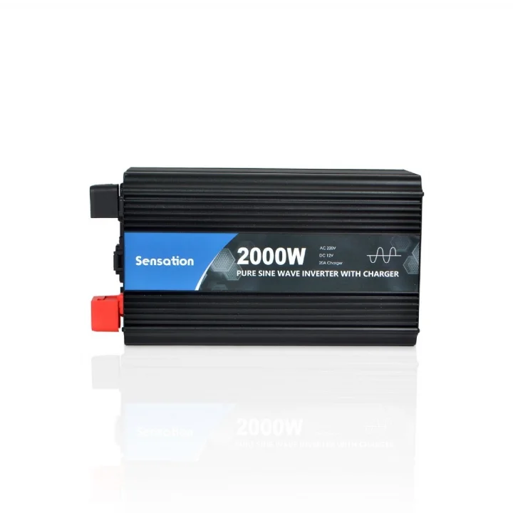 Sensation 2000 Watt 2kw Tam Sinüs Şarjlı 20A Invertör Ekranlı 12V-220V Çevirici Inverter